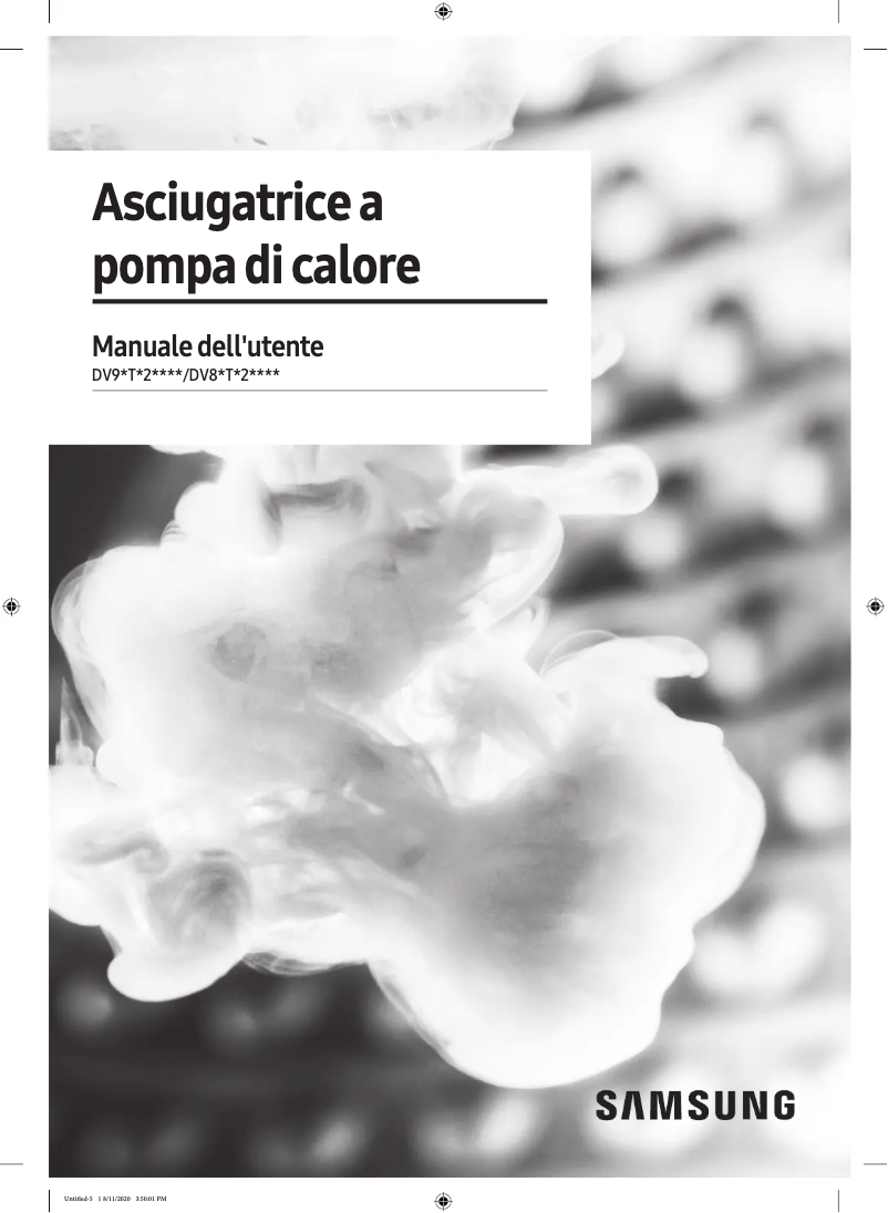 First page image of the manual for DV8GT5220AW