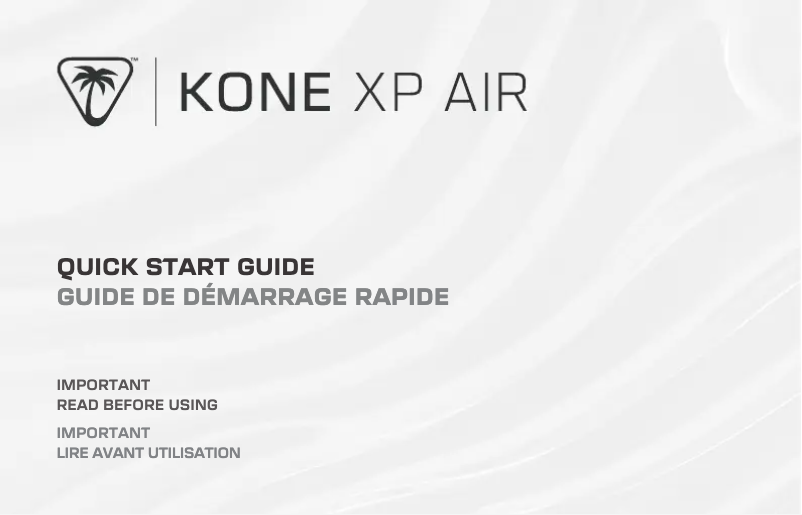 Page 1 of the manual Quick Start Guide Roccat Kone XP Air