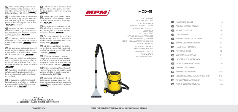 First page image of the manual for MOD-48