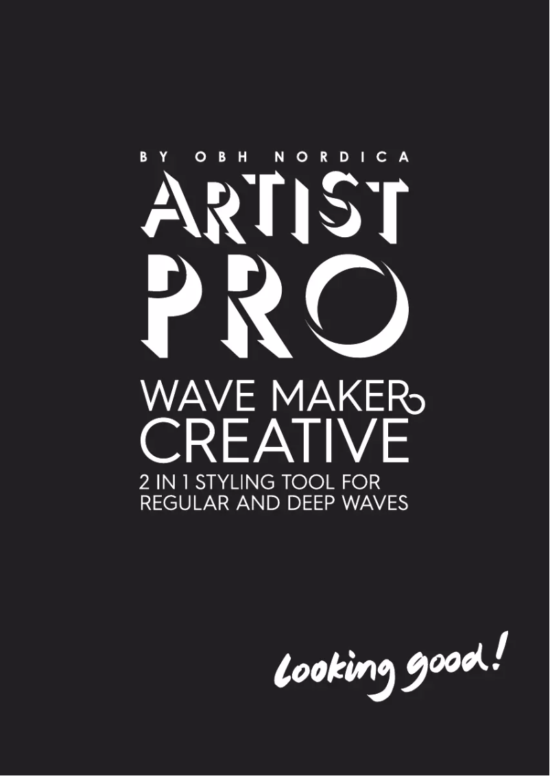 First page image of the manual for Artist Pro Creative Wave Maker 5812