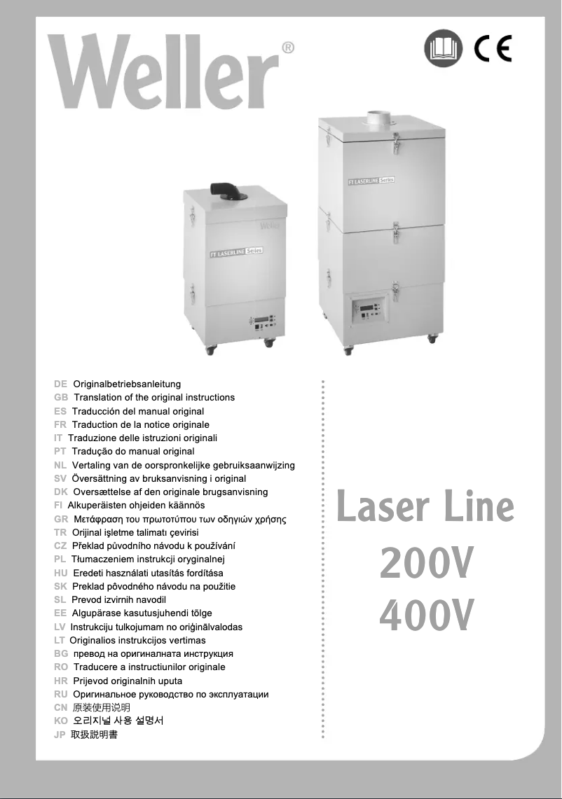 First page image of the manual for Laser Line LL 200V