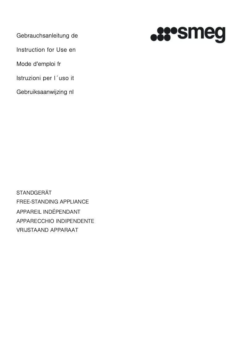 First page image of the manual for FA390X4