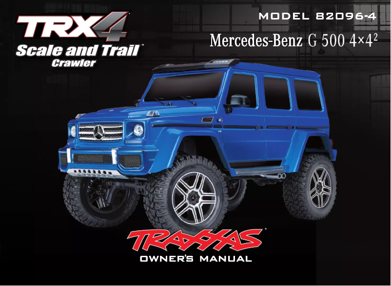 First page image of the manual for Crawler TRX-4