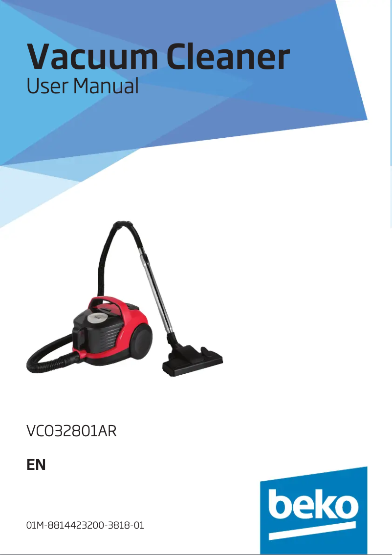 First page image of the manual for VCO32801A