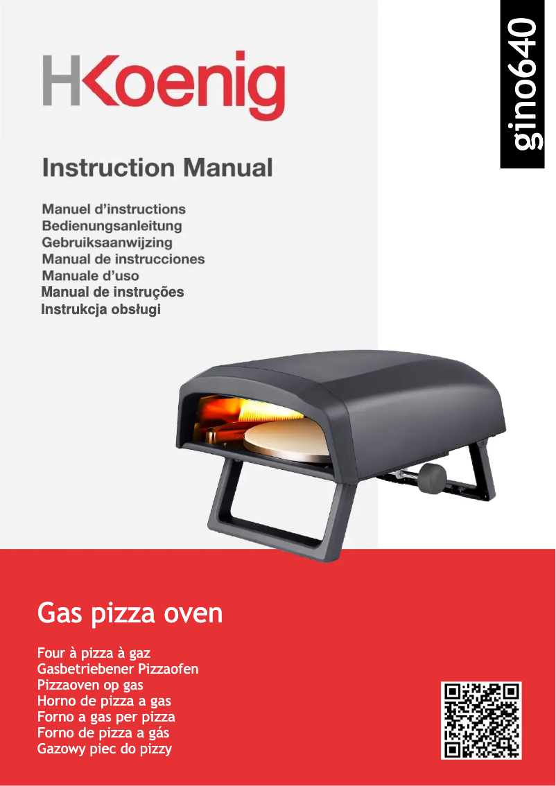 First page image of the manual for GINO440