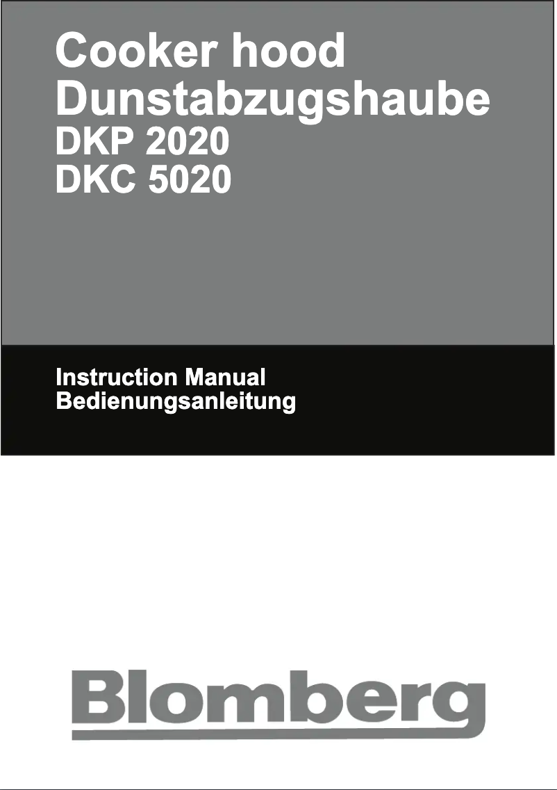 First page image of the manual for DKP 2020