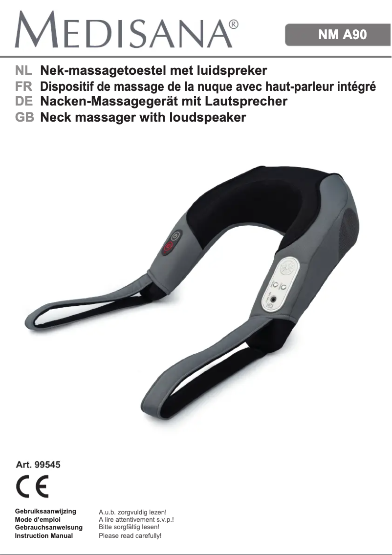 First page image of the manual for NM A90