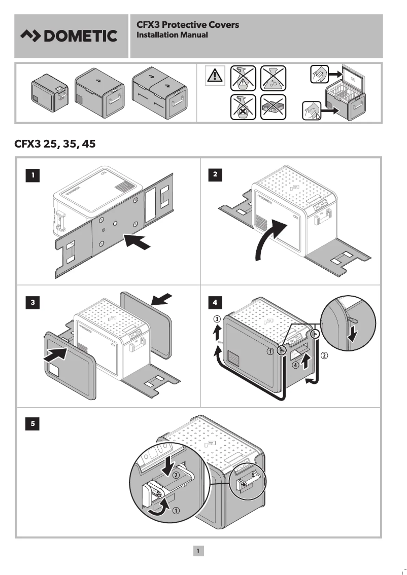 Page 1 of the manual User Manual Dometic CFX3 PC45