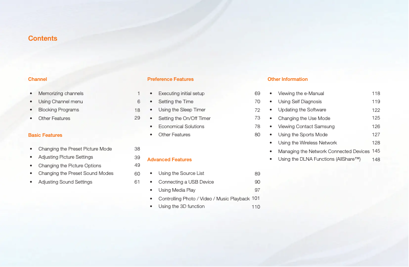 First page image of the manual for PN60F5300