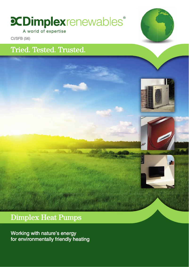 Page 1 of the manual Brochure Dimplex DDV50