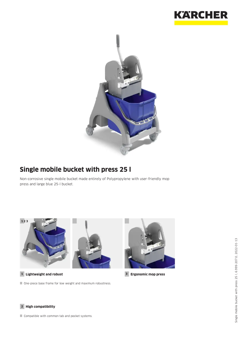 First page image of the manual for Single 25