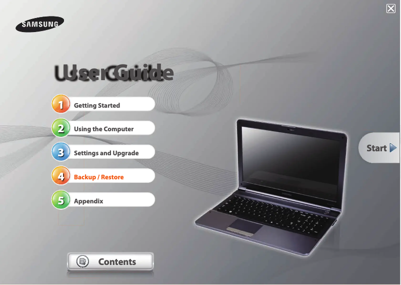 Page 1 of the manual User Manual Samsung NP-RC510I