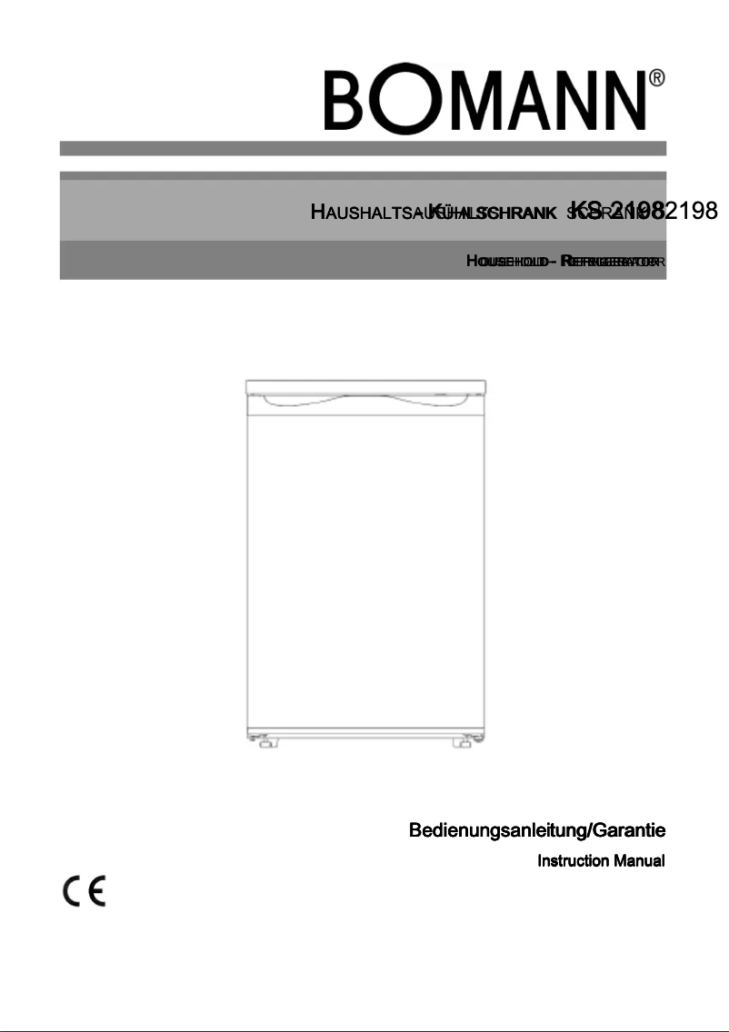 First page image of the manual for KS 2198 INOX-LOOK