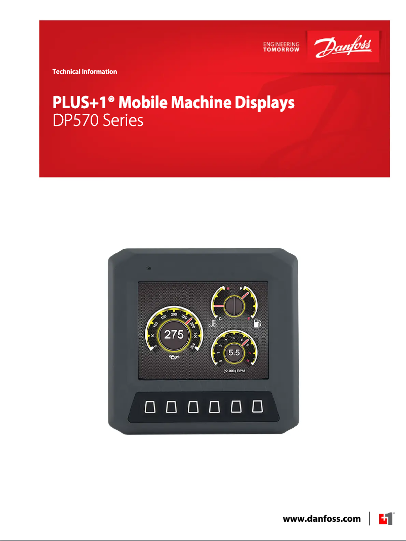 First page image of the manual for DP570