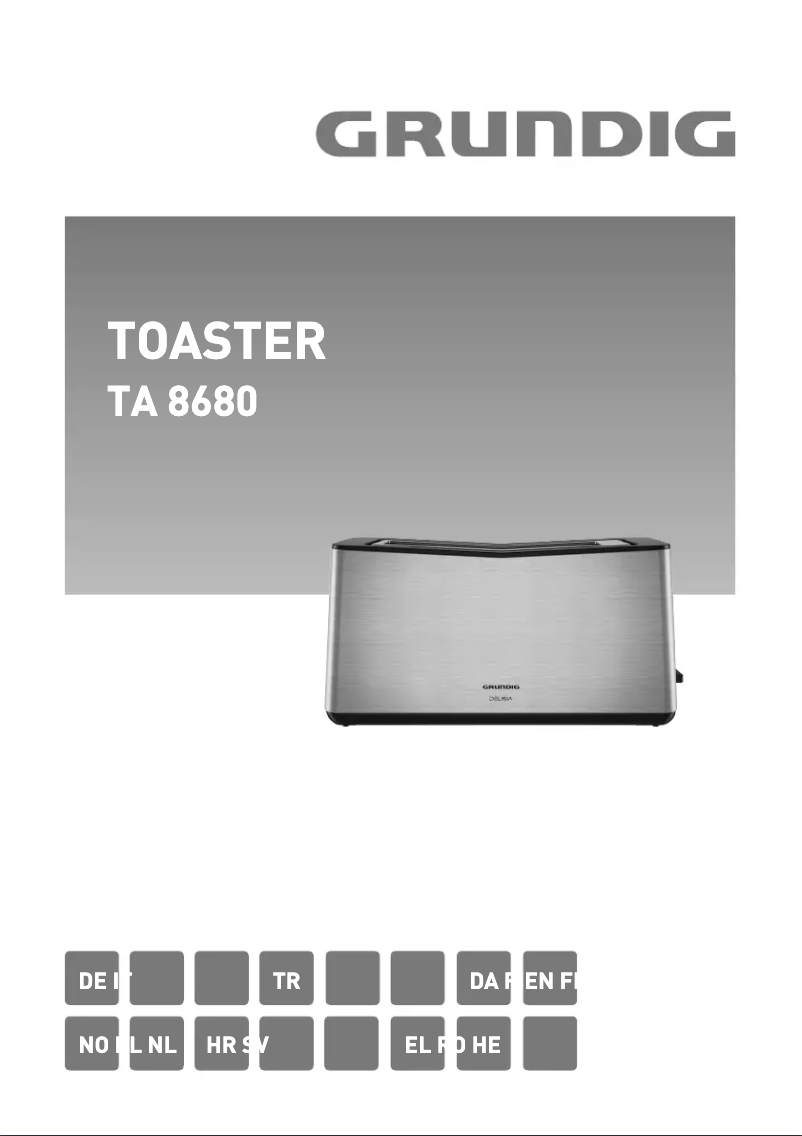 First page image of the manual for TA 8680