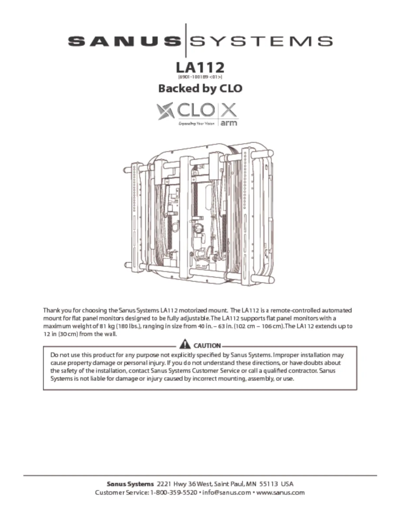 First page image of the manual for LA112
