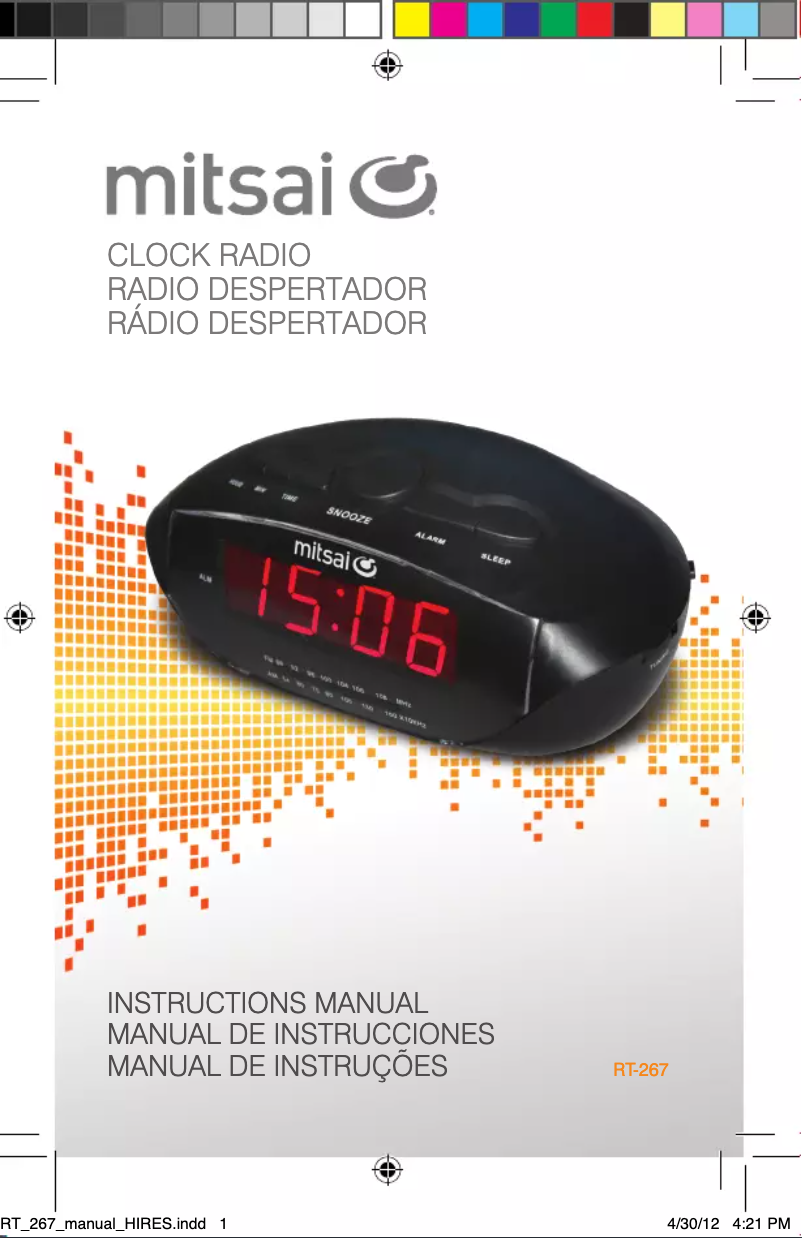 Page 1 of the manual User Manual Mitsai RT-267