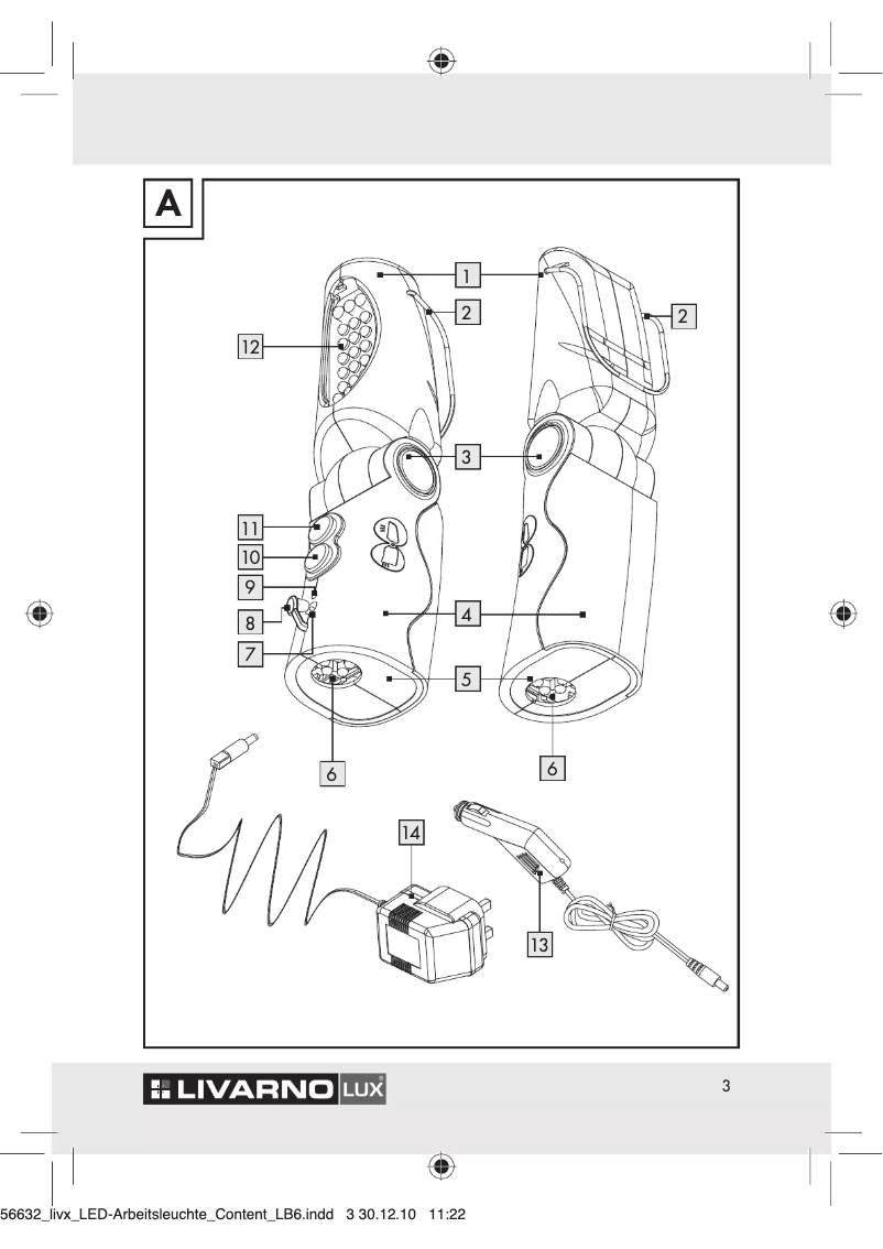 First page image of the manual for IAN 56632