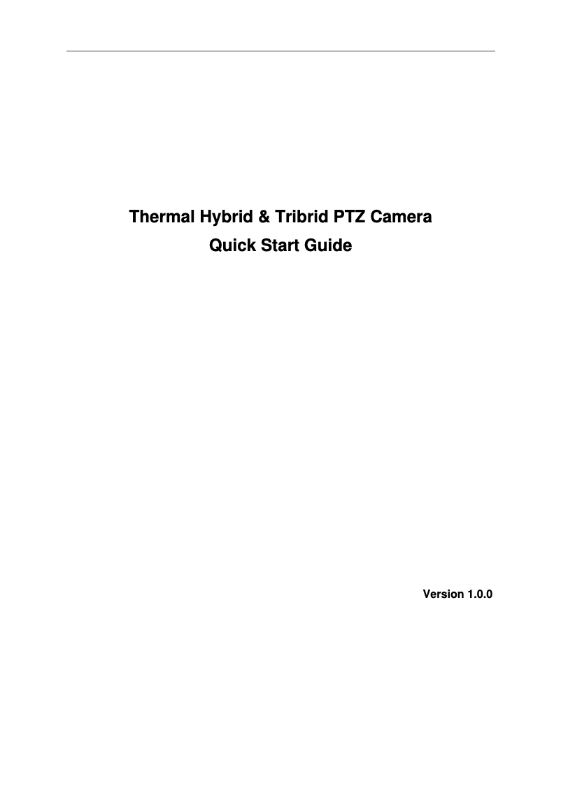 Page 1 of the manual Quick Start Guide Dahua Technology TPC-PT8441B