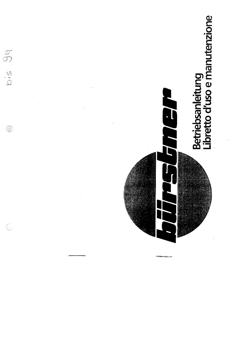 First page image of the manual for Holiday (1989)
