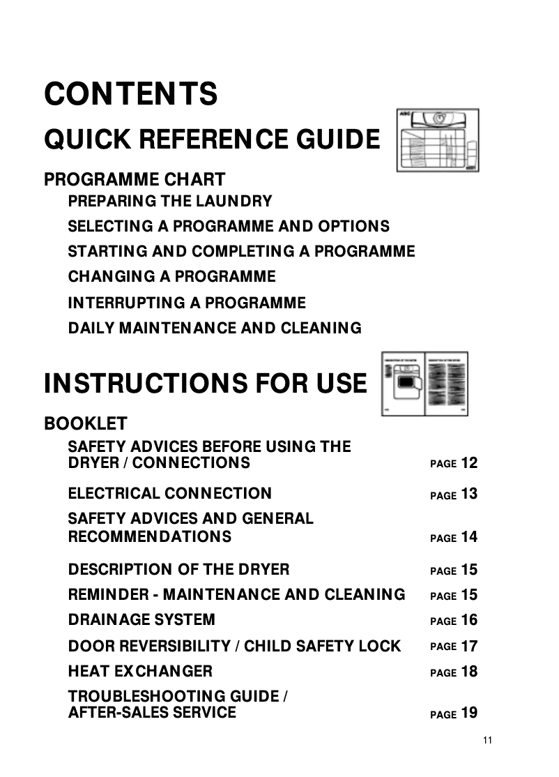 Page 1 of the manual User Manual Whirlpool AWZ 8480