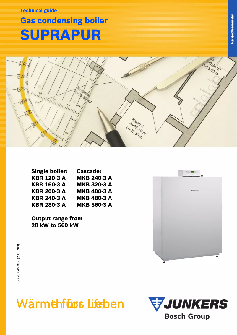 First page image of the manual for MKB 560-3 A