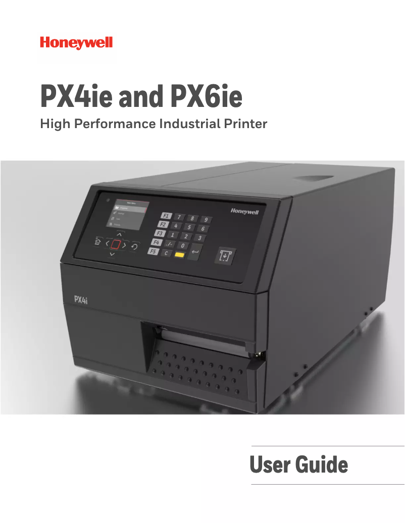 First page image of the manual for PX6ie