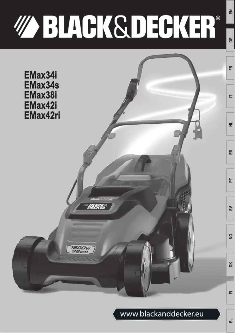 First page image of the manual for EMAX38