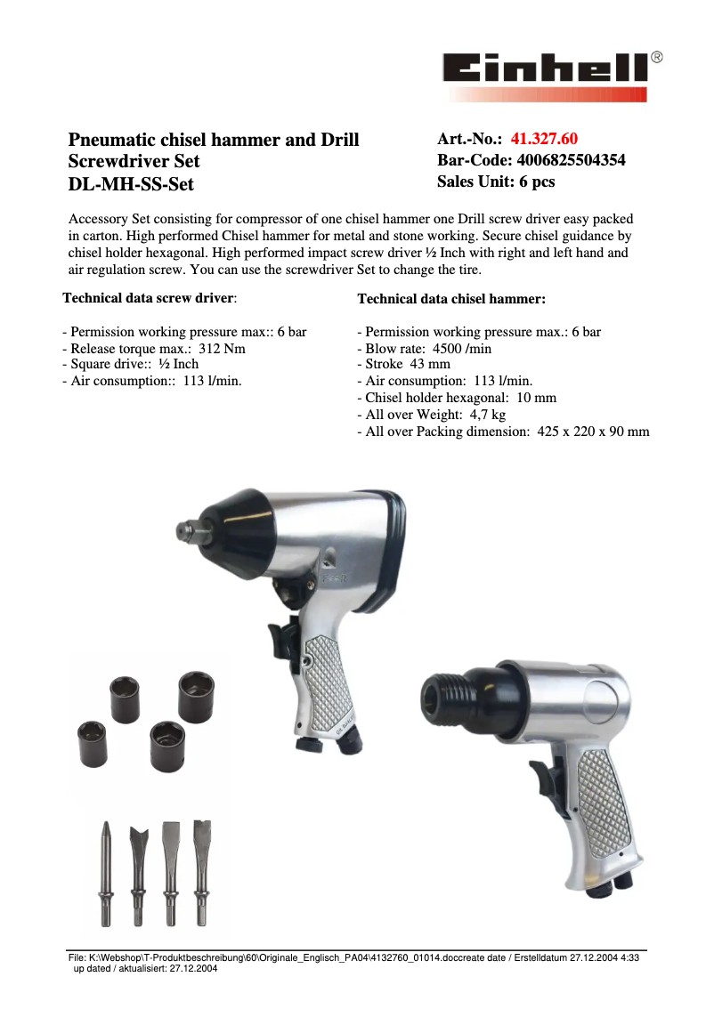 First page image of the manual for DL-MH