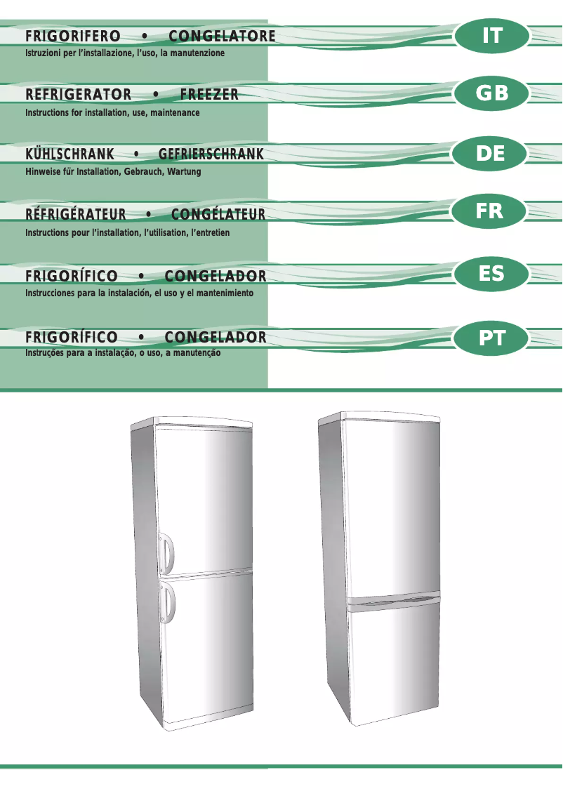 First page image of the manual for CR 305 B BS