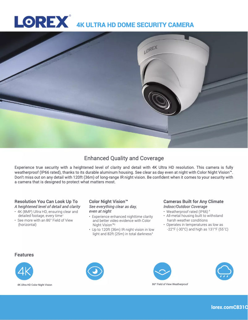 First page image of the manual for C831CD