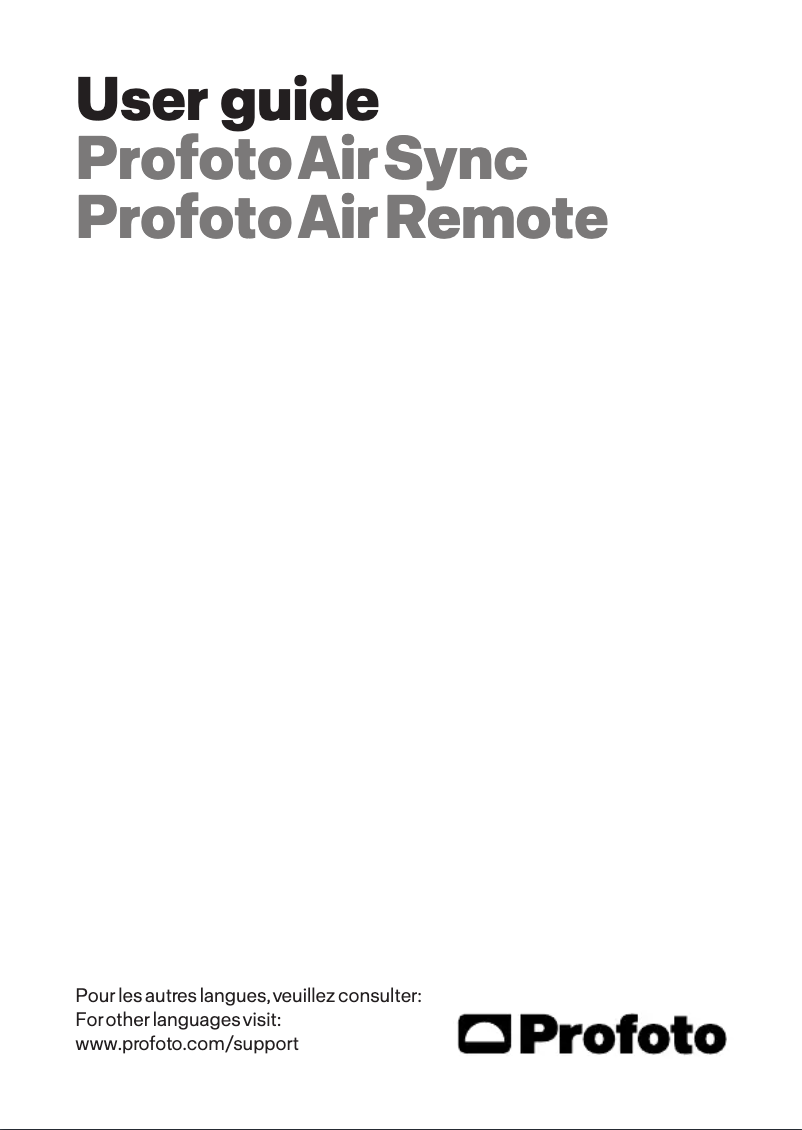 First page image of the manual for Air Remote
