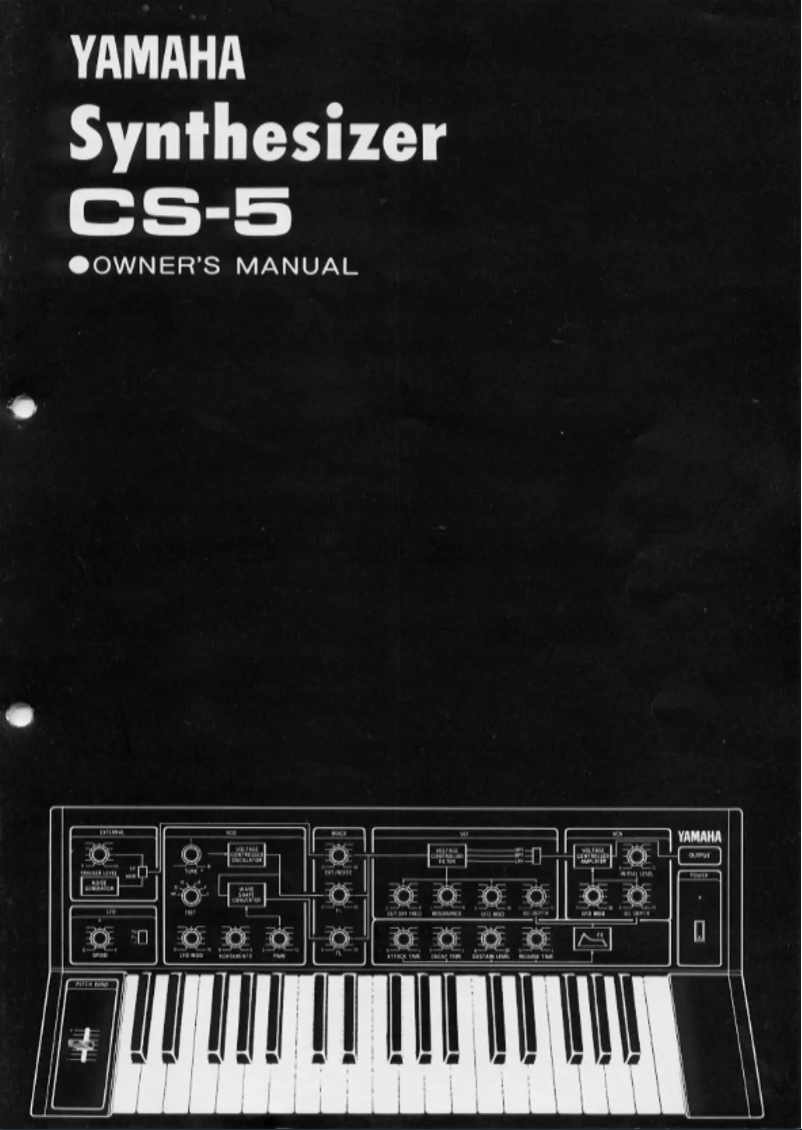 First page image of the manual for CS-5