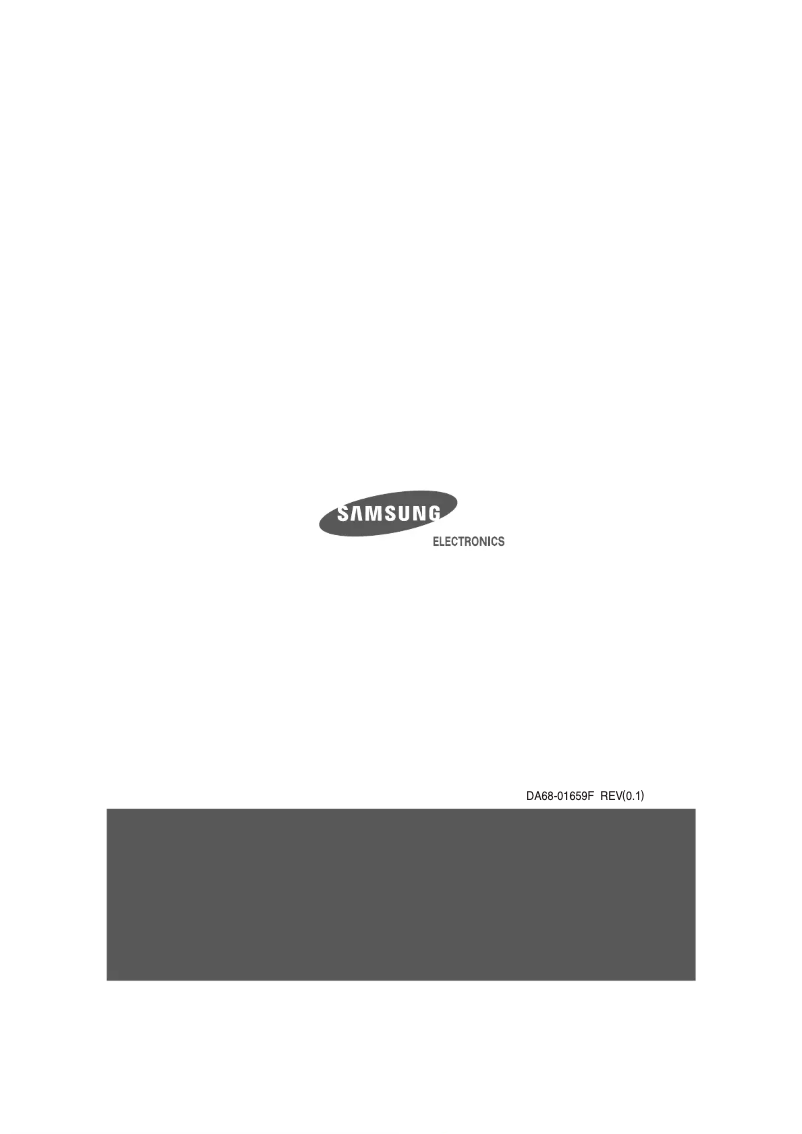 Page 1 of the manual User Manual Samsung RT27SASW