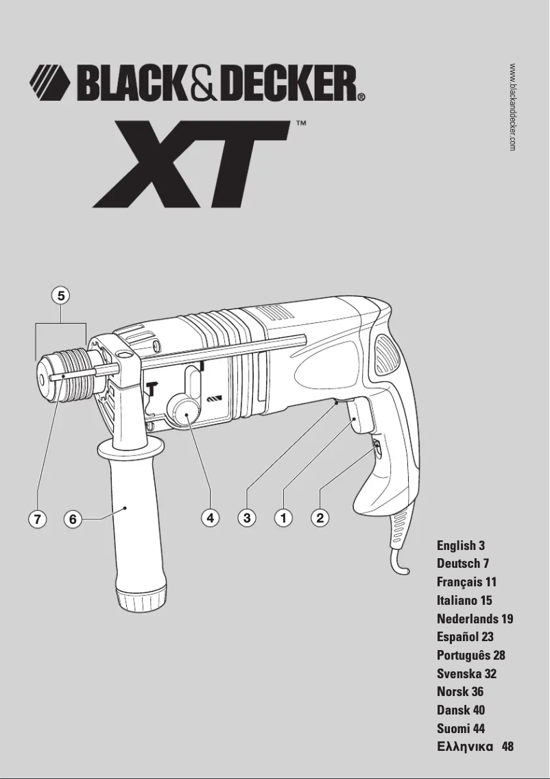 First page image of the manual for XTD24CK