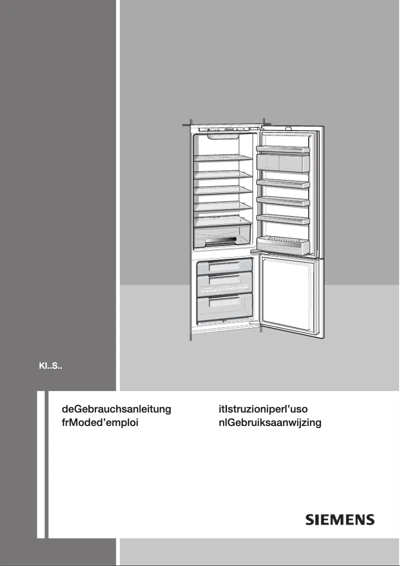 Page 1 of the manual User Manual Siemens KI34SA65