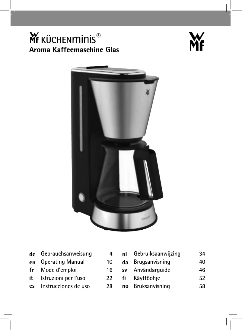 First page image of the manual for Aroma