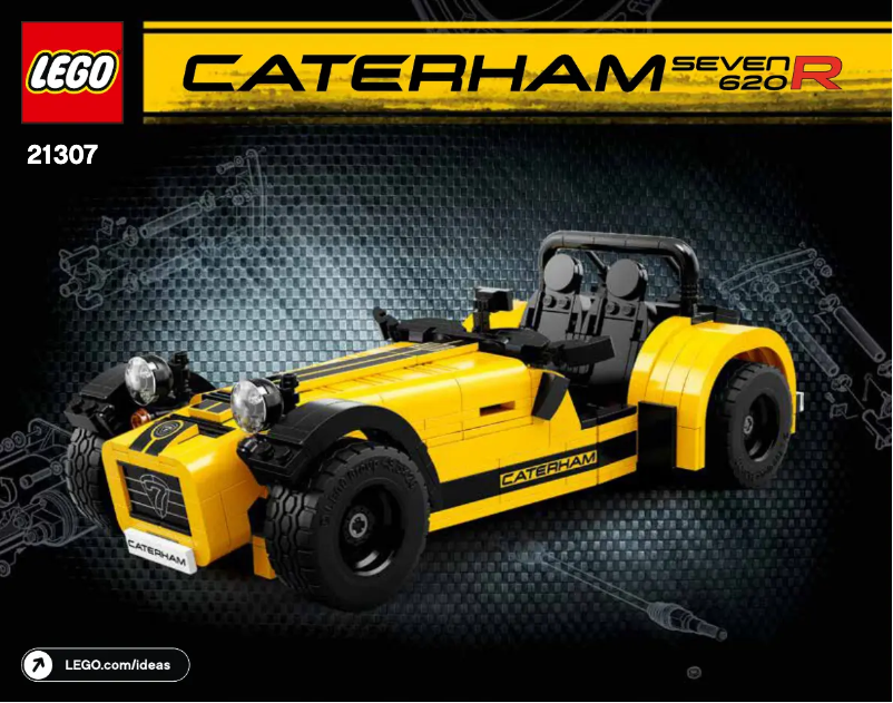 First page image of the manual for Caterham Seven 620R 21307