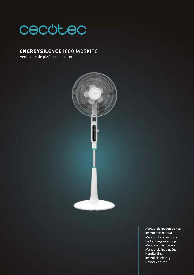First page image of the manual for EnergySilence 1600 Moskito