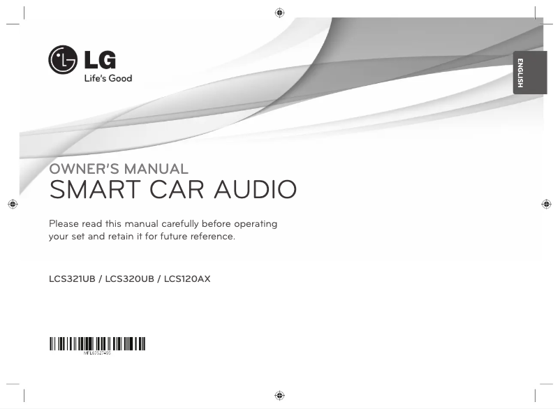 First page image of the manual for LCS321UB