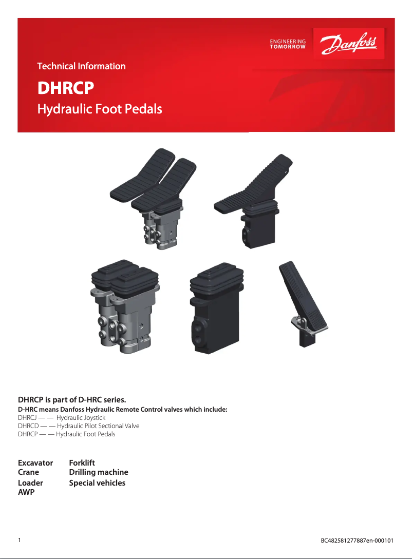 First page image of the manual for DHRCP