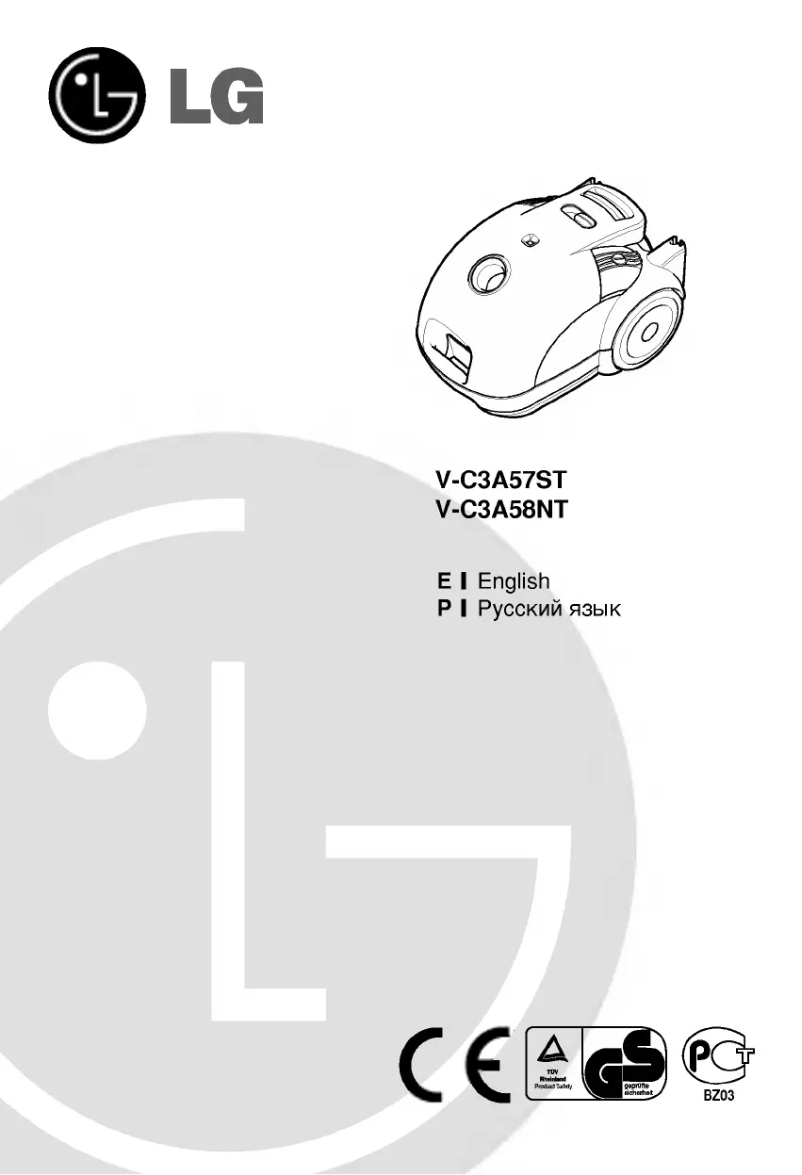 First page image of the manual for VTC3A58NT