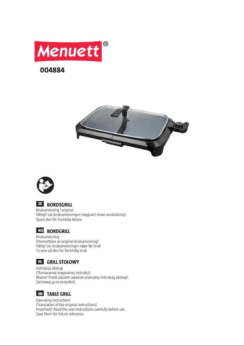 First page image of the manual for 004884