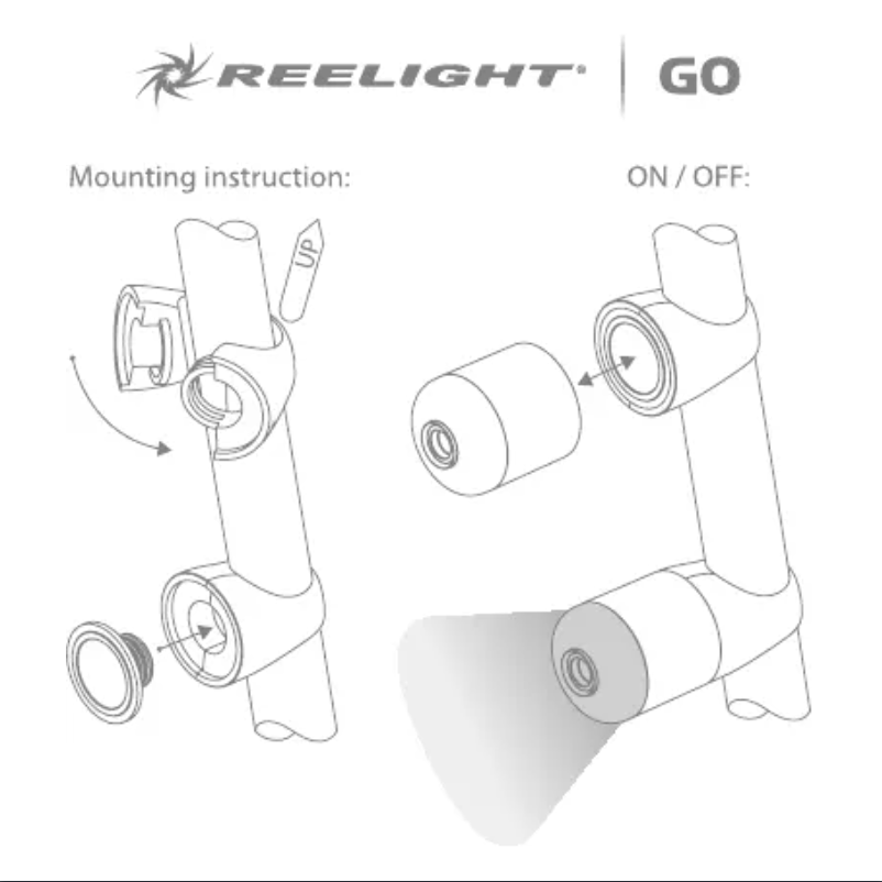 Page 1 of the manual User Manual Reelight GO