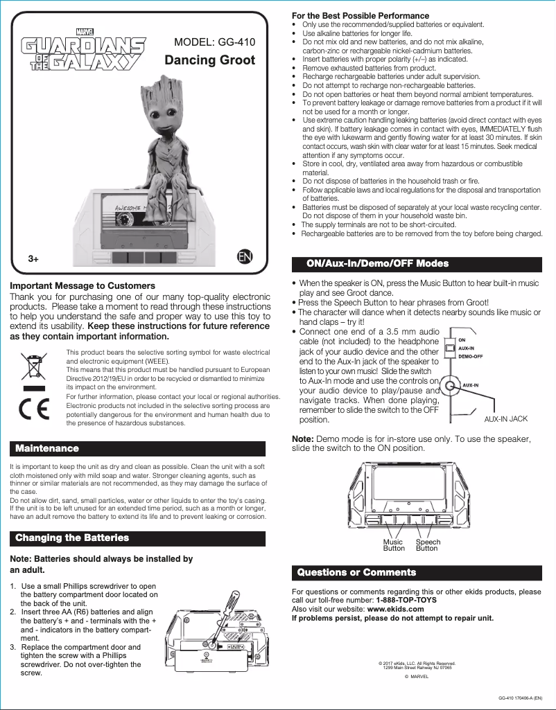 Image de la première page du manuel de l'appareil GG-410