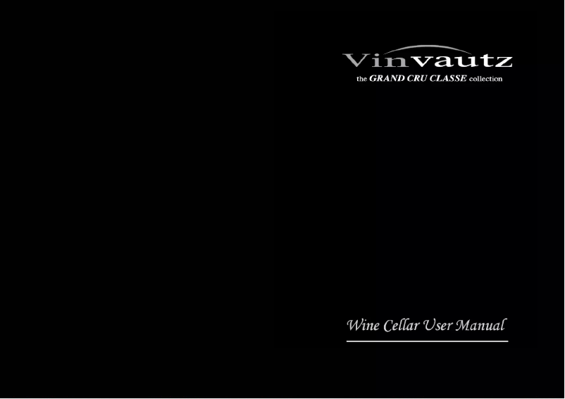 Page 1 of the manual User Manual Vinvautz VZ101BDHK