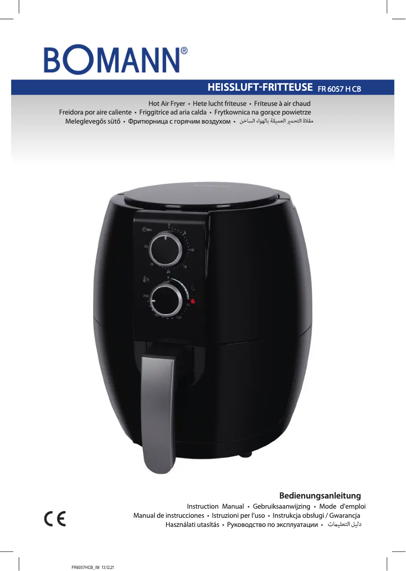 Page 1 of the manual User Manual Bomann FR 6057 H CB