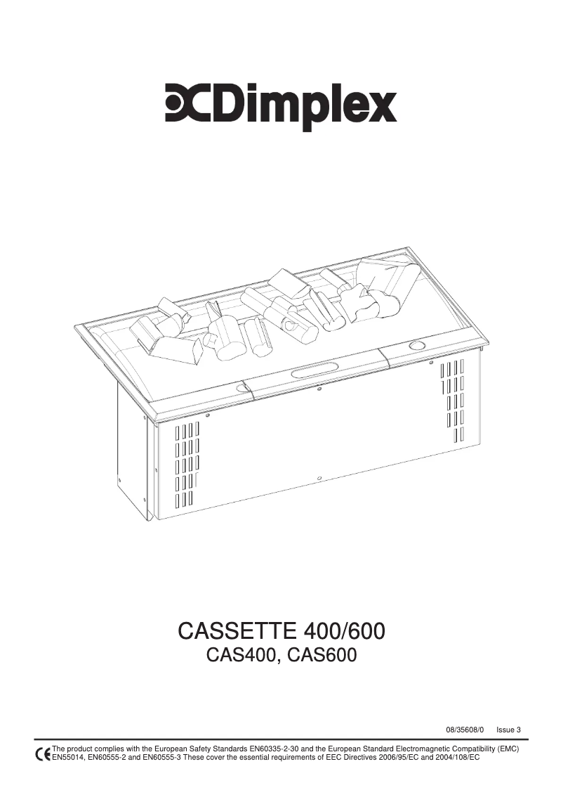 Page 1 of the manual User Manual Dimplex CAS600NH