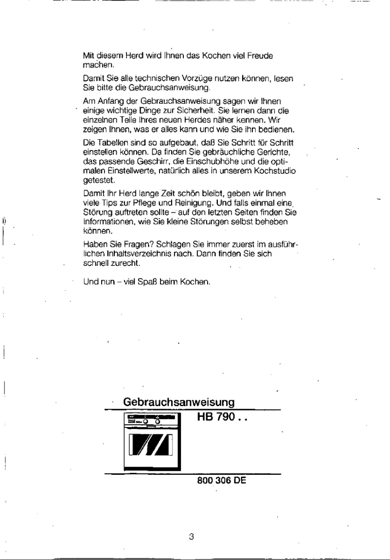 Page 1 of the manual User Manual Siemens HB79051