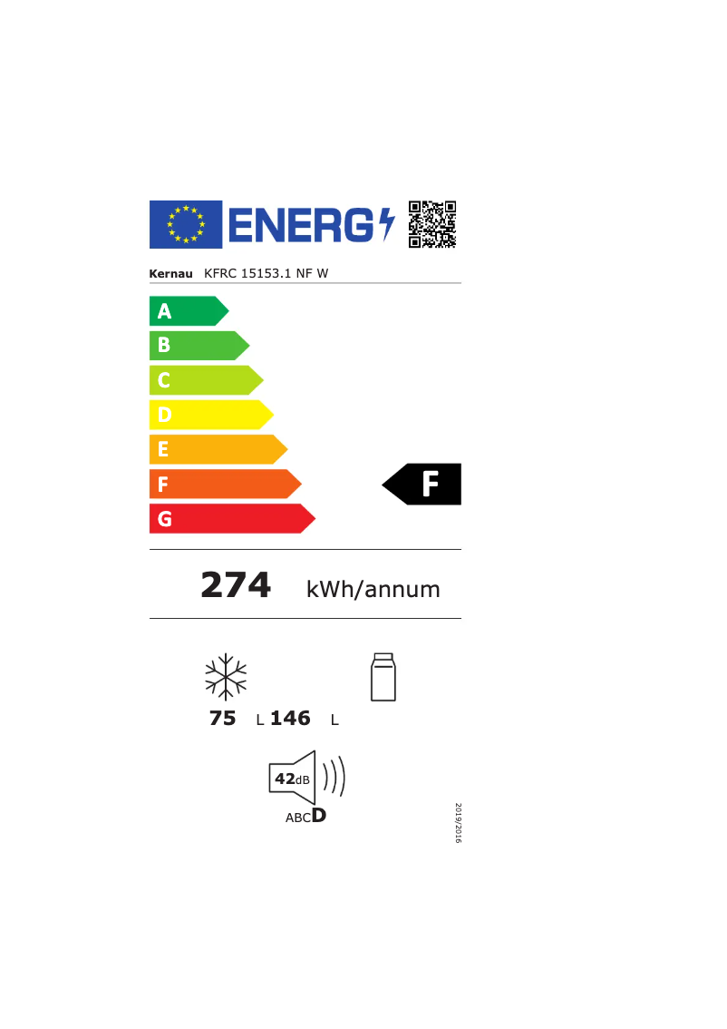 Image de la première page du manuel de l'appareil KFRC 15153.1 NF W
